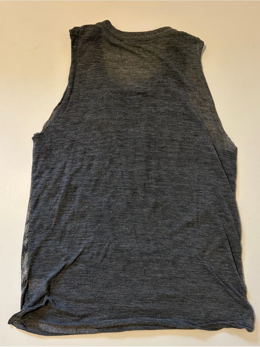 Chaser Charcoal Gray Lion Graphic Tank Top - Picture 3 of 4